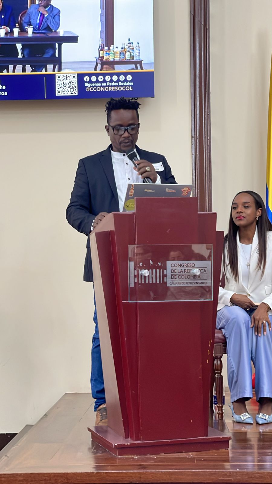 Intervencion de Gilberto ante la camara